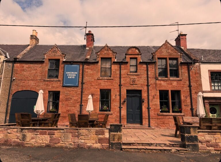 Attractive 200 Year Old Historic Pub Overlooking the Green in a Pretty Scottish Borders Village – For Sale